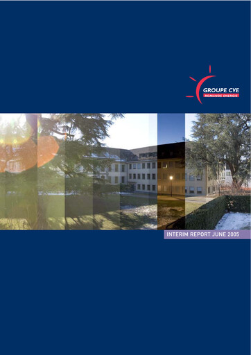 Miniature Romande Energie Rapport semestriel 2005-h1