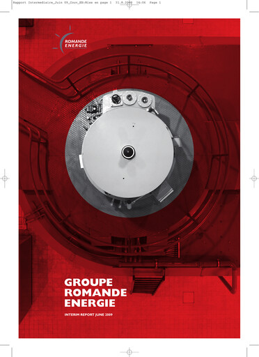 Miniature Romande Energie Rapport semestriel 2009-h1