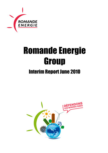 Miniature Romande Energie Rapport semestriel 2010-h1