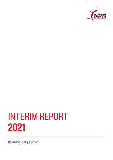 Miniature Romande Energie Rapport semestriel 2021-h1