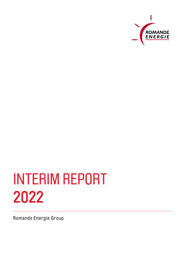 Miniature Romande Energie Rapport semestriel 2022-h1