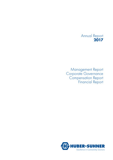 Thumbnail Huber+Suhner Annual Report 2017