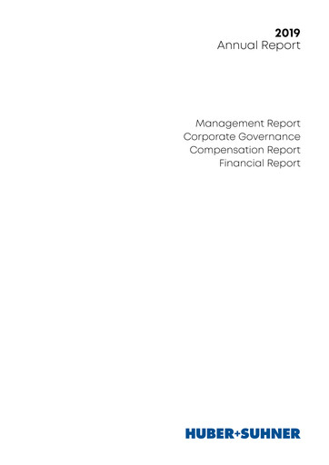 Thumbnail Huber+Suhner Annual Report 2019
