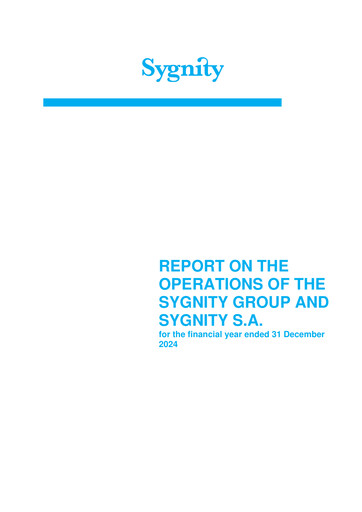 Miniature Sygnity Rapport annuel 2024