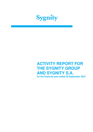 Miniature Sygnity Rapport annuel fy2021