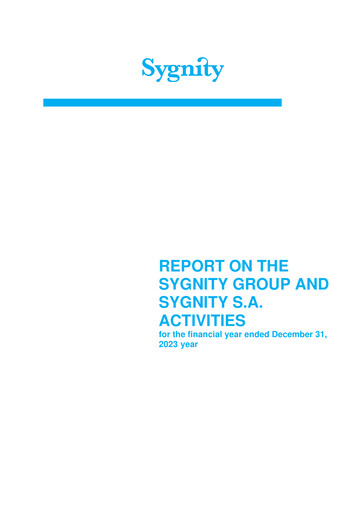 Miniature Sygnity Rapport annuel fy2023