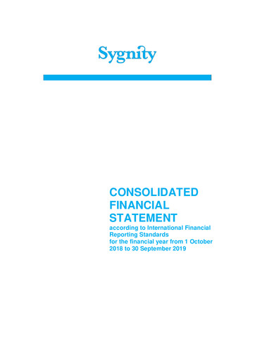Miniature Sygnity Bilan financier fy2019