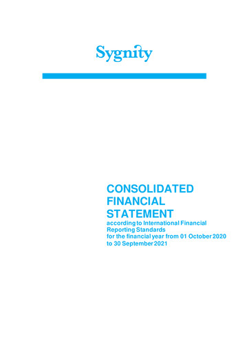Miniature Sygnity Bilan financier fy2021