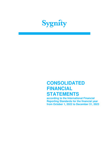 Miniature Sygnity Bilan financier fy2023