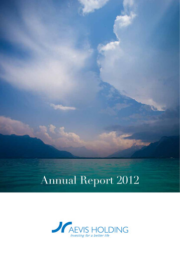 Thumbnail Aevis Victoria Annual Report 2012