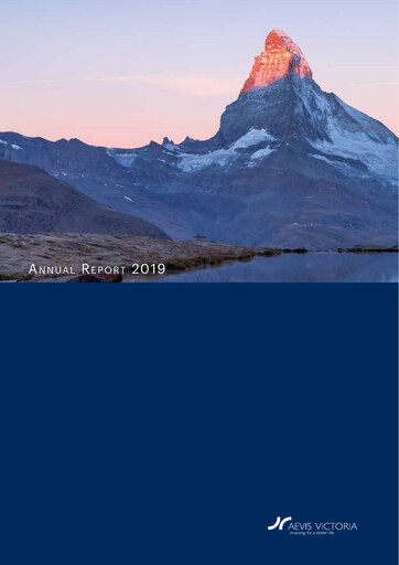 Thumbnail Aevis Victoria Annual Report 2019