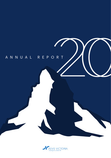 Thumbnail Aevis Victoria Annual Report 2020