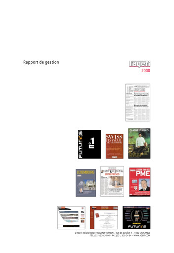 Thumbnail Aevis Victoria Annual Report 2000