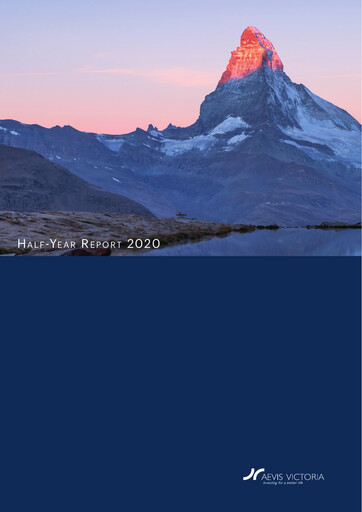 Miniature Aevis Victoria Rapport semestriel 2020-h1
