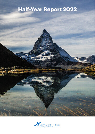 Miniature Aevis Victoria Rapport semestriel 2022-h1
