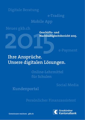 Thumbnail Graubündner Kantonalbank Annual Report 2015