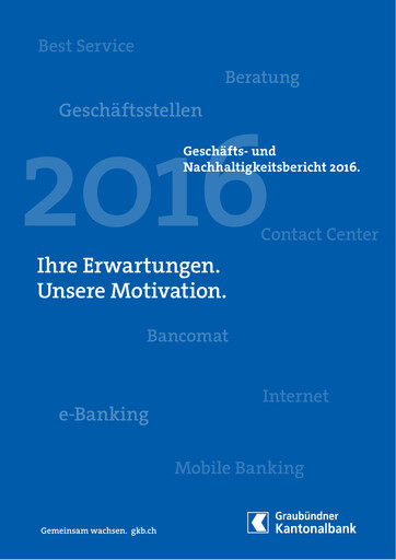 Thumbnail Graubündner Kantonalbank Annual Report 2016