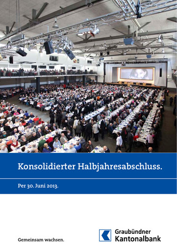 Thumbnail Graubündner Kantonalbank Half-year Report 2013-h1