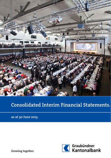 Thumbnail Graubündner Kantonalbank Half-year Report 2013-h1