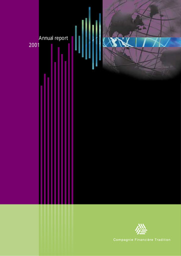 Miniature Compagnie Financière Tradition Rapport annuel 2001