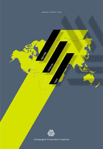 Miniature Compagnie Financière Tradition Rapport annuel 2002
