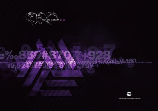 Miniature Compagnie Financière Tradition Rapport annuel 2004