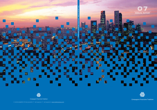 Miniature Compagnie Financière Tradition Rapport annuel 2007