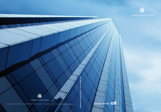 Miniature Compagnie Financière Tradition Rapport annuel 2008