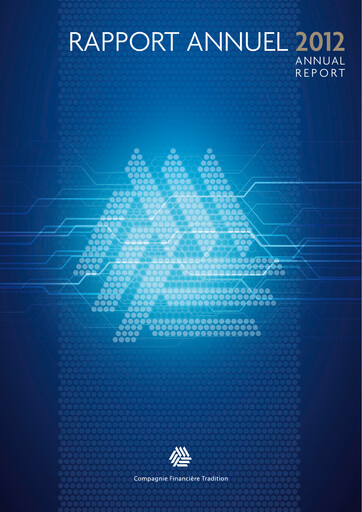Miniature Compagnie Financière Tradition Rapport annuel 2012