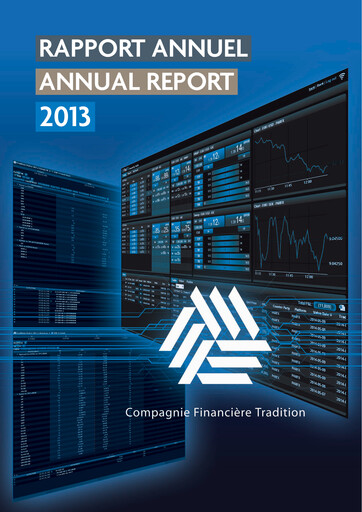 Miniature Compagnie Financière Tradition Rapport annuel 2013