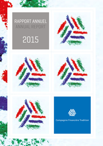 Miniature Compagnie Financière Tradition Rapport annuel 2015