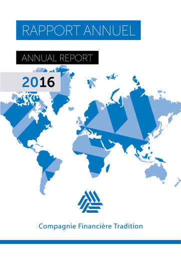 Miniature Compagnie Financière Tradition Rapport annuel 2016