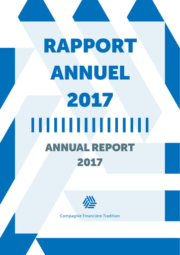 Miniature Compagnie Financière Tradition Rapport annuel 2017