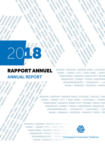 Miniature Compagnie Financière Tradition Rapport annuel 2018