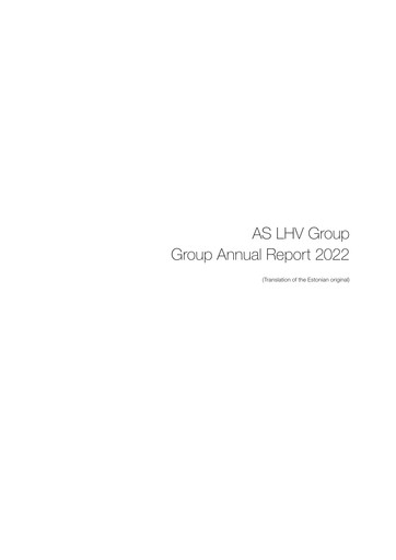 Thumbnail AS LHV Group Annual Report 2022