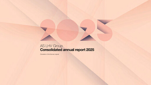 Thumbnail AS LHV Group Annual Report 2025