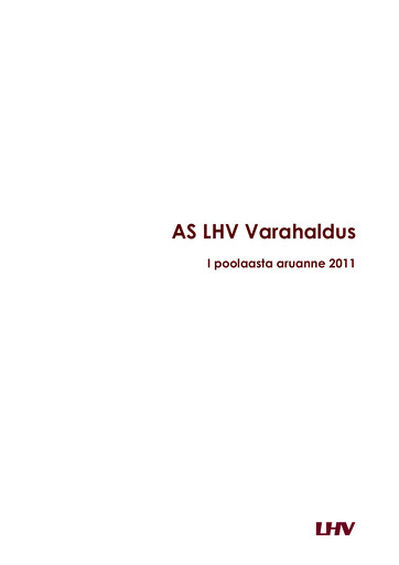 Thumbnail AS LHV Group Half-year Report 2011-h1