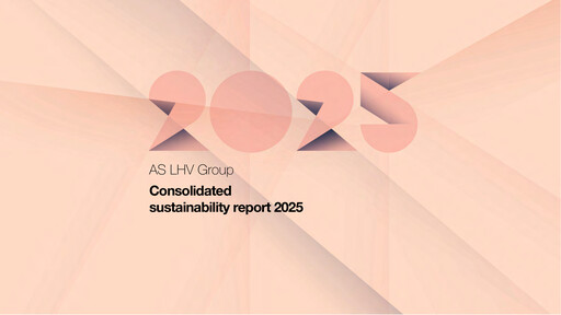 Thumbnail AS LHV Group Sustainability Report 2025