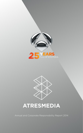 Thumbnail Atresmedia Corporación de Medios de Comunicación, S.A. Annual Report 2014