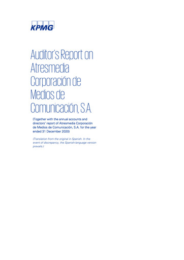 Thumbnail Atresmedia Corporación de Medios de Comunicación, S.A. Financial Statement 2020