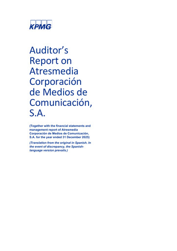 Thumbnail Atresmedia Corporación de Medios de Comunicación, S.A. Financial Statement 2025