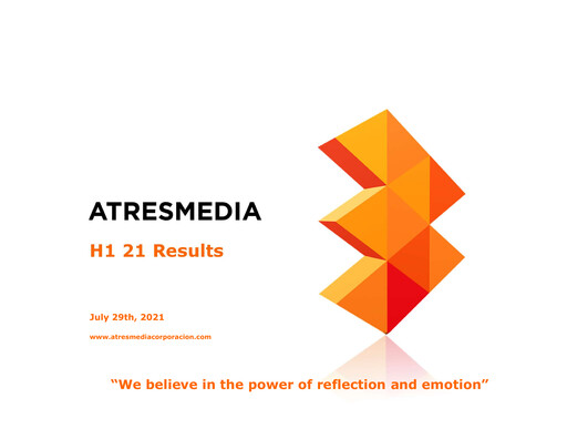 Thumbnail Atresmedia Corporación de Medios de Comunicación, S.A. Half-year Report 2021