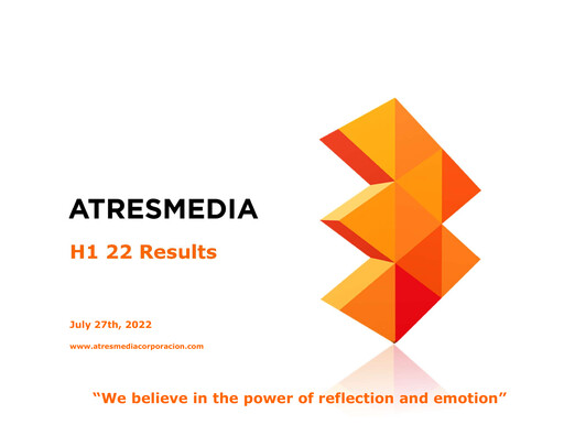 Thumbnail Atresmedia Corporación de Medios de Comunicación, S.A. Half-year Report 2022