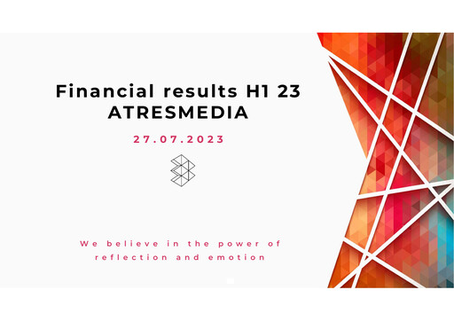 Thumbnail Atresmedia Corporación de Medios de Comunicación, S.A. Half-year Report 2023