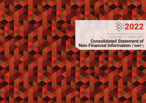 Thumbnail Atresmedia Corporación de Medios de Comunicación, S.A. Sustainability Report 2022