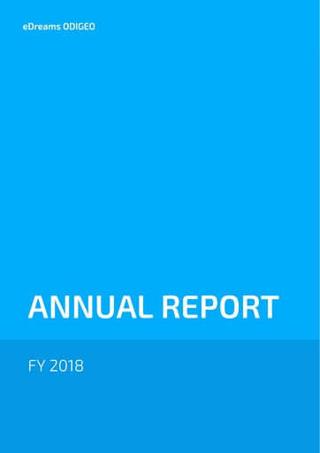 Thumbnail eDreams ODIGEO Annual Report 2018