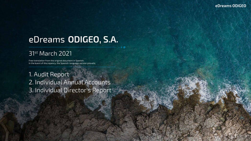 Thumbnail eDreams ODIGEO Financial Statement fy2021