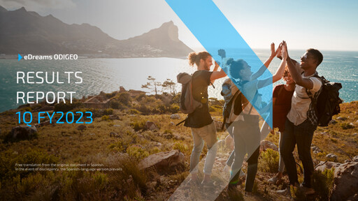 Thumbnail eDreams ODIGEO Quarterly Report 2023-q1