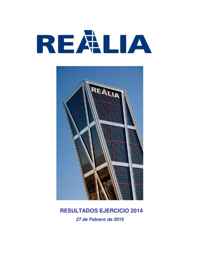 Thumbnail Realia Business Financial Report 2014
