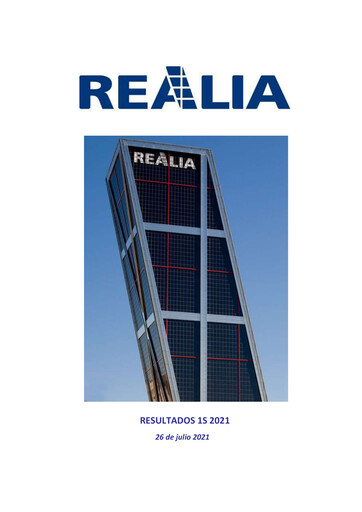Thumbnail Realia Business Half-year Report 2021-h1